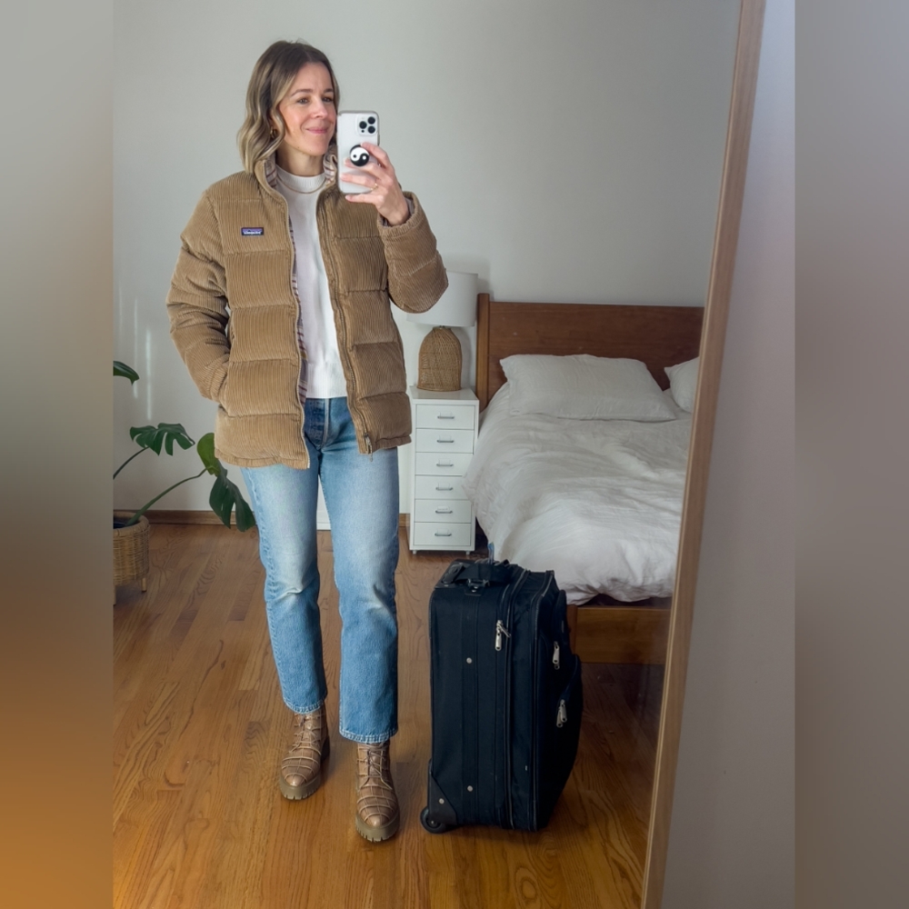 Patagonia Women's Fjord Corduroy Coat Mojave Khaki
